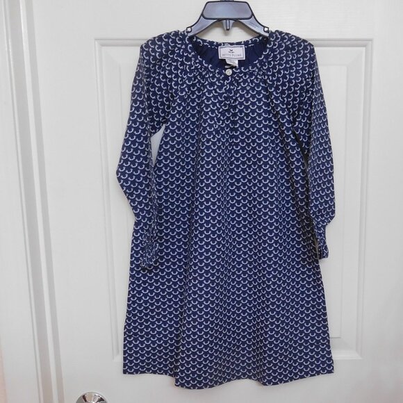 NWT Petite Plume Navy White Nordic Antlers Nightgown sz 7 - Picture 1 of 1
